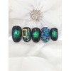 Paradise handmade nail tips - Long Round Square / 파라다이스