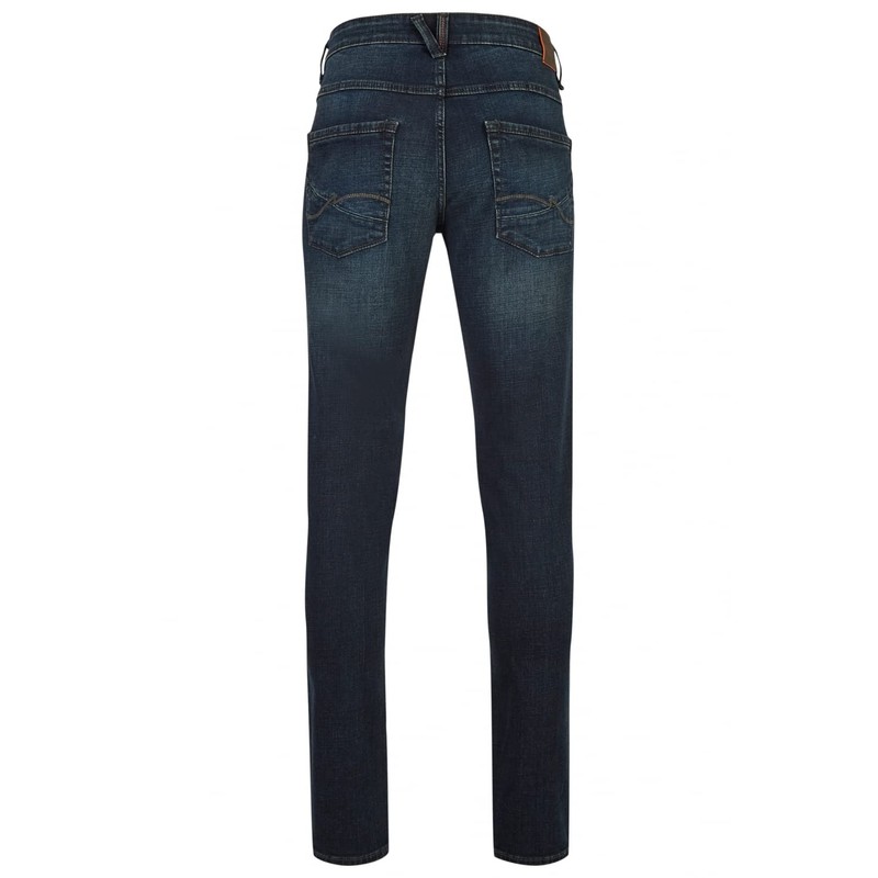 Hattric Harris Men's Jeans 5 Pocket Modern Fit, Turquoise /