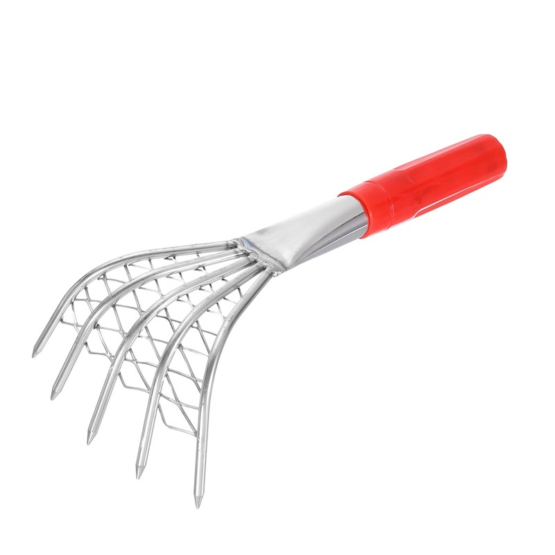 HARFINGTON Clam Rake 9.84" Small Shells Clam Digger Soil Tiller