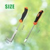 Hand Weeder Tool 2 Pcs, Weed Cutter with Handle, Weeder