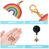 DELORIGIN 15 Style Rainbow Badge Roll Charm for Student Nurse