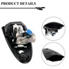 E-Vniko Exterior Door Handle Compatible with 2011-2015 Honda CRZ Replacement