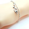 Goldene Hufeisen Cat Charm 925 Silver with Zirconia, Cubic Zirconia