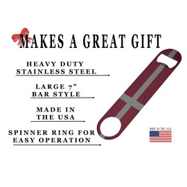 Denmark Flag Speed Bottle Opener Heavy Duty Gift Danish Danes