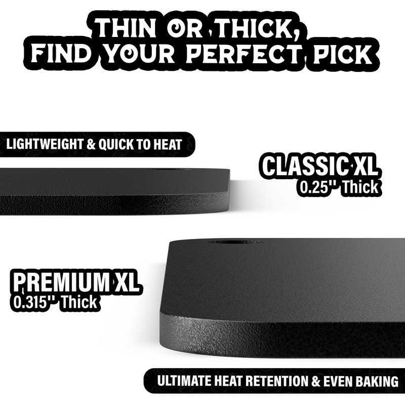 Primica Pizza Steel for Oven XL -16" x 13.4" x
