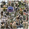 Female Soldiers Stickers 50 Pack Laptop Stickers,Vinyl Waterproof Stickers for