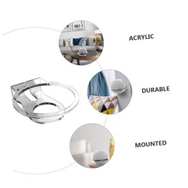 LABRIMP 1 Set Wall Mounted Speaker Rack for Acrylic Audio Shelf Versatile Wall Desk Mounting for Bedroom Garage Use