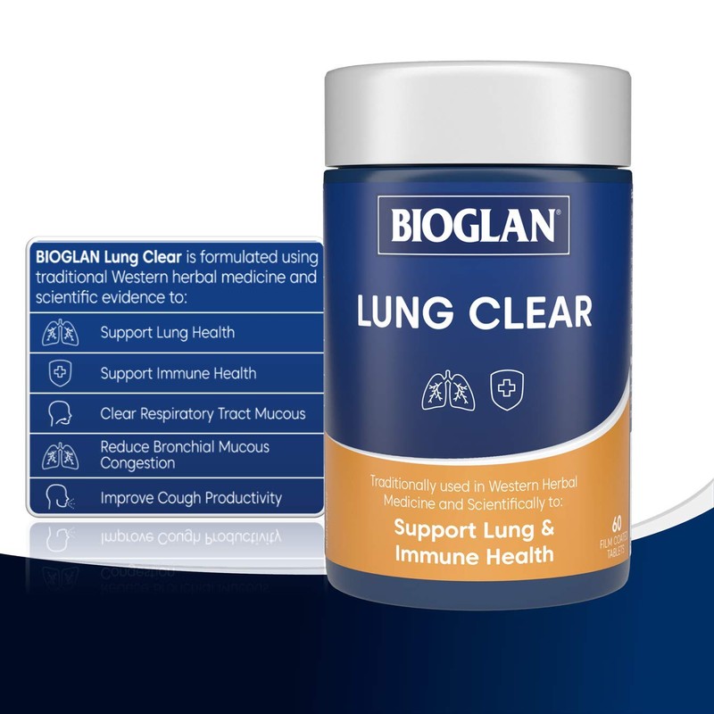 Bioglan BG Lung Clear 60s, 0.1 Kilograms