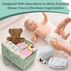 NECIZON Baby Diaper Caddy Organizer, Stylish Storage Basket for Newborn