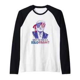 Funny Anti-Metric Trump What the F is a Kilogram Raglan Baseball Tee