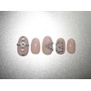 [Self-produced] Heart Silver Ball Nail - Short Oval Tips /