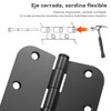 Bisagra Eurovent Serie 35 Aluminio (par) Incluye Tornillería (Blanco)