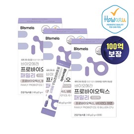 Biomera Probiotics Family Lactobacillus 30 packets, 3 units / 바이오메라 프로바이오틱스 패밀리 유산균 30포, 3개