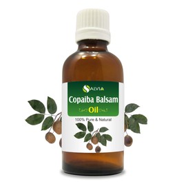 Copaiba Balsam (Copaifera reticulata syn C. officinalis) Essential Oil 100% Pure & Natural - Undiluted Uncut Cold Pressed Aromatherapy Premium Oil - Therapeutic Grade - 50 ML