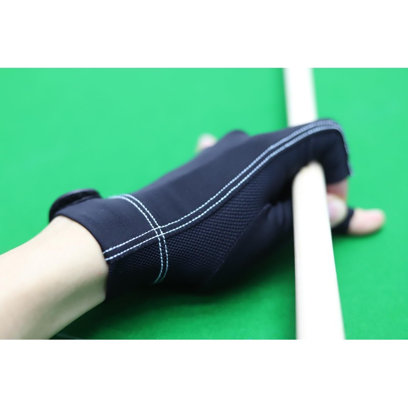 Moori Professional Billiards Glove (Black, X-Large, Open Finger Right)