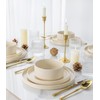 TheTerra Ceramic Dinnerware Sets for 4, 12 Pieces Handmade Reactive
