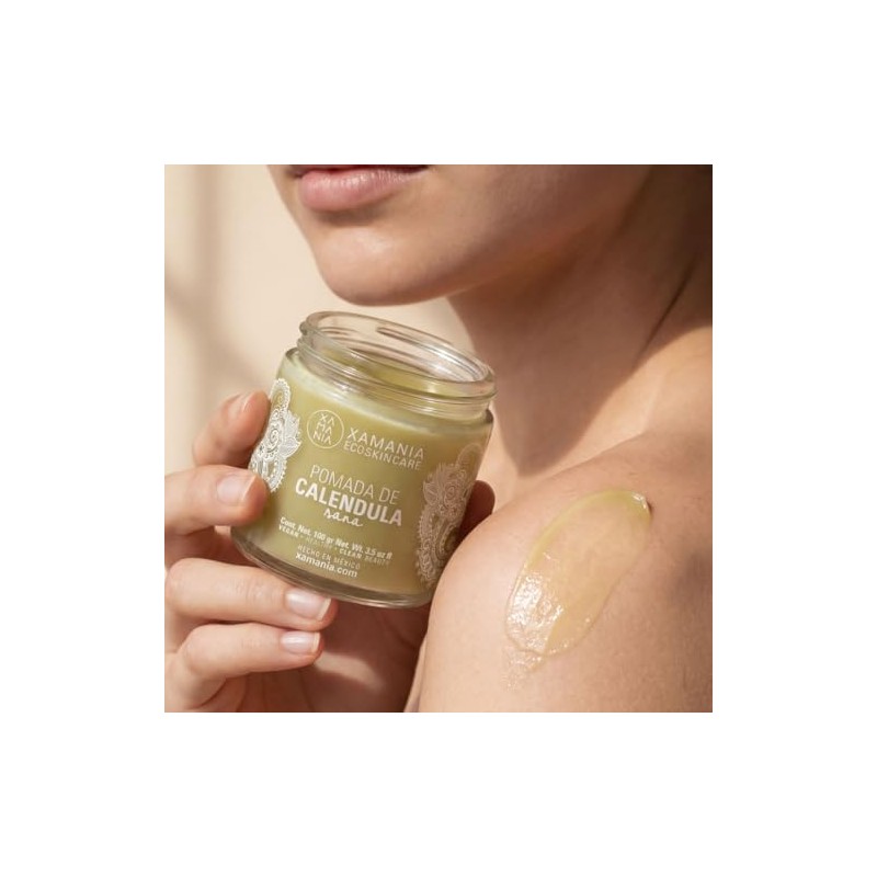Xamania Pomada Cicatrizante Caléndula Cacao Karité Crema Quemaduras Eczema Rozaduras