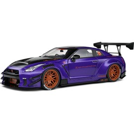 Mint Models 2022 Gt-R (R35) W/Liberty Walk Body Kit 2.0 Purple in 1:18 Scale S1805812