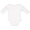 inktastic Snowman Face Long Sleeve Creeper 6 Months 0020 White