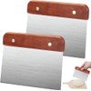 YUNYU Stainless Steel Dough Scraper & Bread Cutter, 20x13cm Heavy