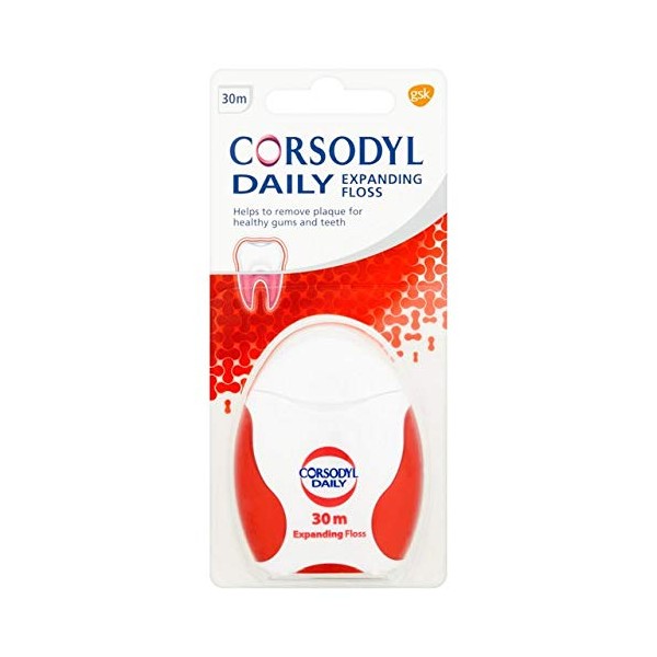 Corsodyl Daily Expanding Floss 30 m