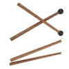Rubber-Tipped Drumsticks Steel Drum Short Rubber Mallets Steel Tongue Drum