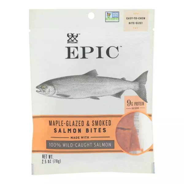 Epic International Jerky Bites Salmon Maple Dill 2.5 oz