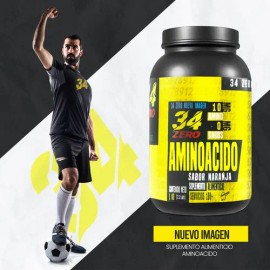 Aminoácidos En Polvo 34 Zero 1kg Varios Sabores 100servicios                                                                                          