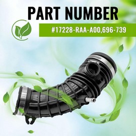17228-RAA-A00 Engine Intake Hose for 2.4L Honda Accord 2003-2007, Replaces 696-739 17228-RAD-L60 HS0013 (17228-RAA-A00)