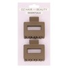 Oz Essentials Mini Claw Clip Duo - Brown