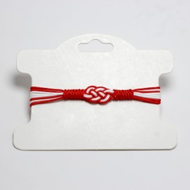 HARACRAFT Canada Bracelet, Canadian Flag Color Bracelet, Red and White Patriotic Infinity String Bracelet, Surfer Wrist Wrap Bracelet for Men, Women, Lucky and Protection (Canada)