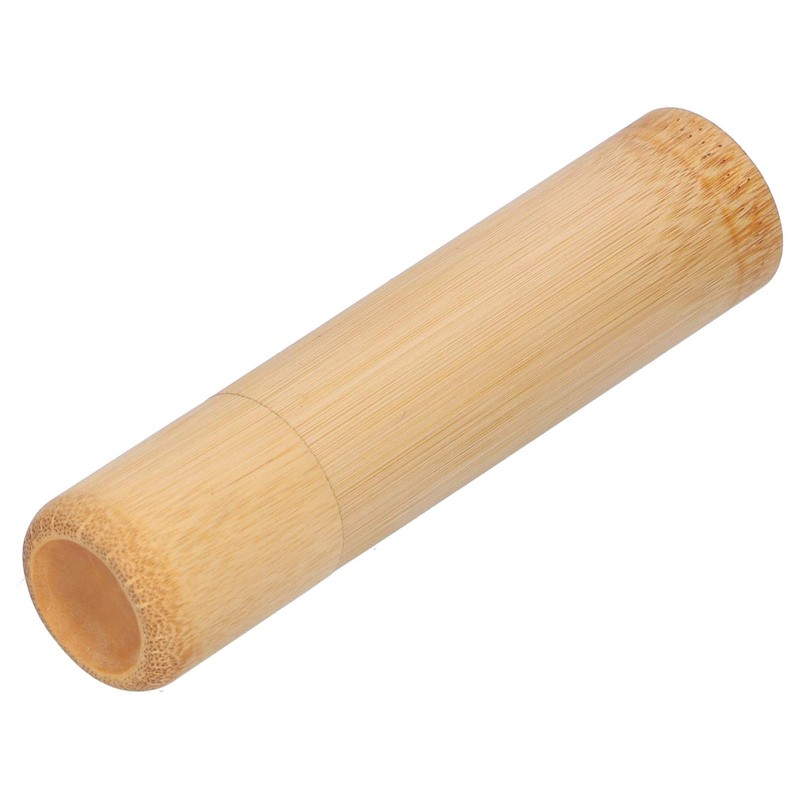 Omabeta 2pcs Eco-Friendly Tube Portable Tea Storage Cylinder Mini Round