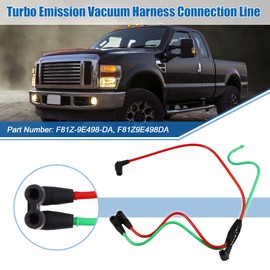 X AUTOHAUX Turbo Emission Vacuum Harness Connection Line F81Z-9E498-DA for Ford F250 F350 F450 F550 Super Duty 1999-03 for Ford Excursion 2000-03 7.3L Diesel Powerstroke Vacuum Harness