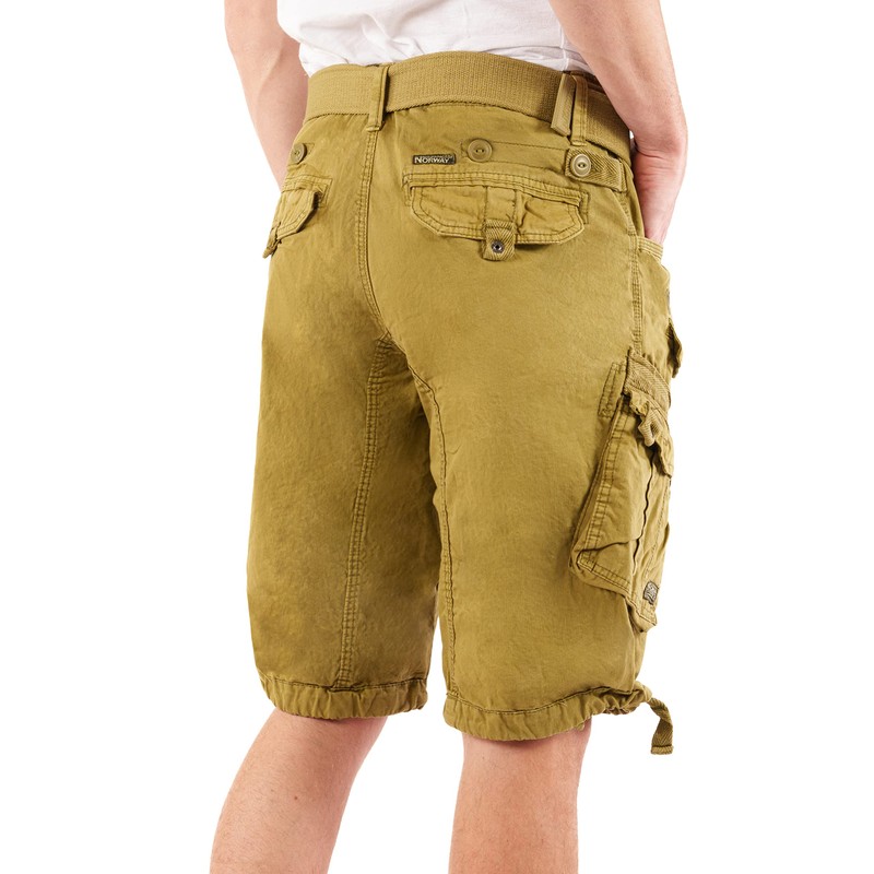 Geographical Norway men's people cargo shorts (People) - Mastic, size: