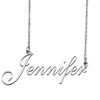 GR35Z9 Dainty Letter Pendant Choker Name Necklace for Best Bridesmaid
