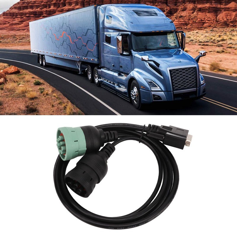 DB15 to 6P J1708 9p J1939 Diagnostic Adapter Cable 402048