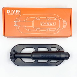 Waterproof Scuba Metal Detector Folding Version Pulse Coil Pulse Scan Detecting-Black