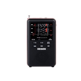 DEGEN DE36 Rechargeable AM FM Shortwave Radio & MP3 Player