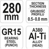 Yato Profile Pliers 280 mm Type Composite Pliers Drywall Metal
