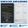 Fitness Log Book - Training Planner - A5 Size Black
