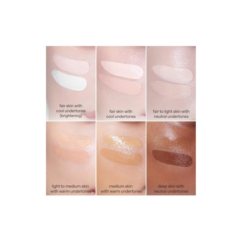 glow not dry concealer #light #rosysalmon, covers under-eye circles &