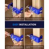 DAYDOOR Professional Cabinet Clamps 2 Pack, Heavy-Duty Cast Steel, Integrated