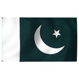Pakistan Flag 5X8 Foot SolarMax Nylon