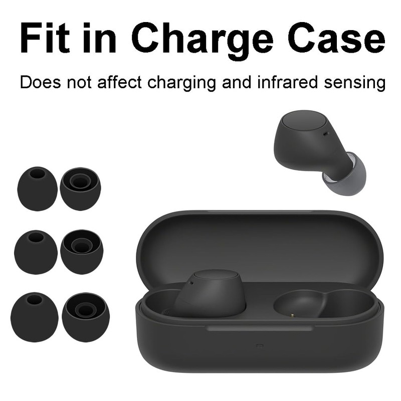 A-Focus 12 Pairs WF-C710N WF-C510 WF-C700N Ear Tips Set, Replacement