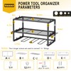 Spacecare Power Tool Organizer- Power Drill Tool Holder- Heavy Duty
