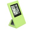 Weather Forcast Clock Solar Battery Powered Square LCD Display Timing