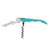 True Truetap Teal Waiter's Double Hinged Corkscrews, Blue
