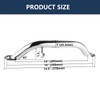 2PCS Boat Handrail Grab Handle Polished Stainless Steel Round Tube