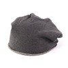 Atlantis Brooklin Raw Edge Jersey Beanie - Dark Grey -