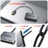 SWITCHFLUX DisplayPort to Dual DisplayPort with HDMI Adapter |4K@60Hz| Extended